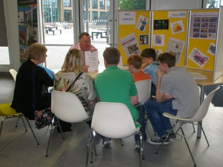 Students at Careers Activity